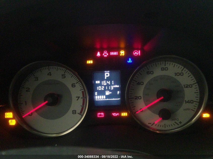 2014 SUBARU IMPREZA WAGON 2.0I SPORT LIMITED - JF1GPAS63E8274535