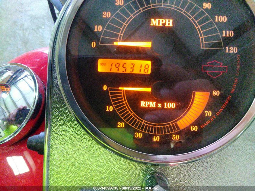 2002 HARLEY-DAVIDSON FLHT 1HD1FWW112Y647662
