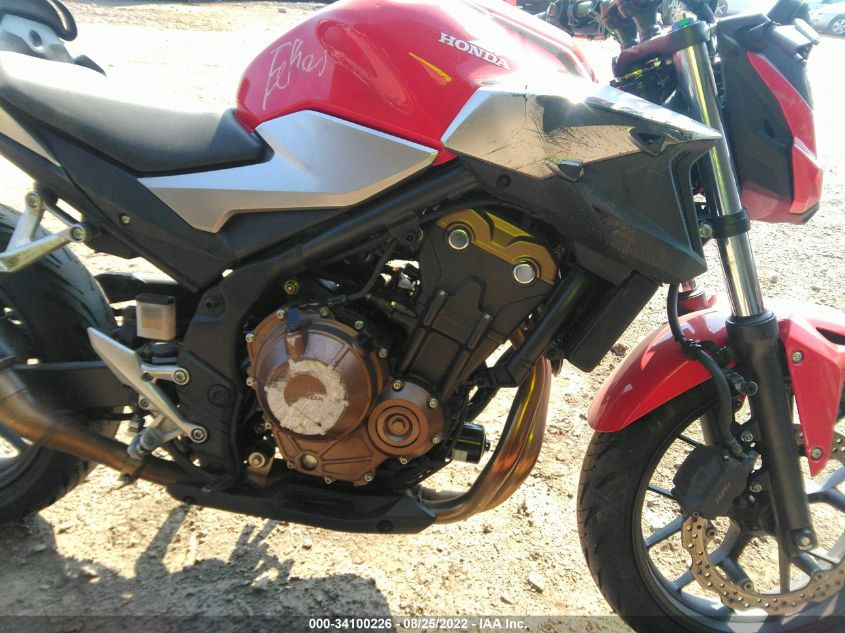 2019 HONDA CB500 F MLHPC631XK5000202