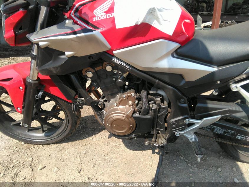 2019 HONDA CB500 F MLHPC631XK5000202