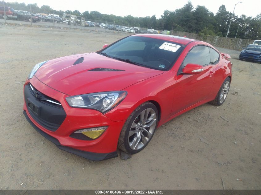2013 HYUNDAI GENESIS COUPE 3.8 TRACK KMHHU6KJ9DU093708