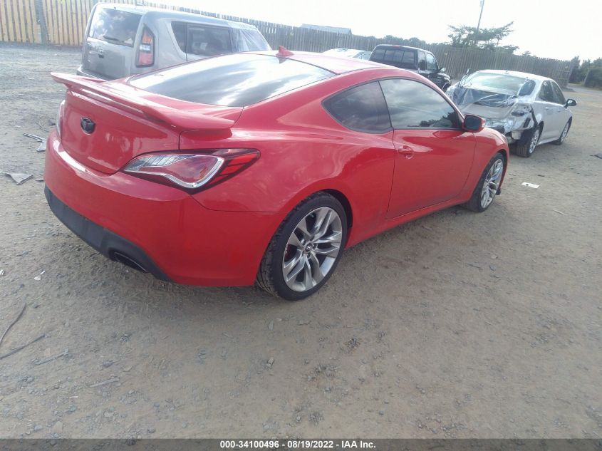 2013 HYUNDAI GENESIS COUPE 3.8 TRACK KMHHU6KJ9DU093708
