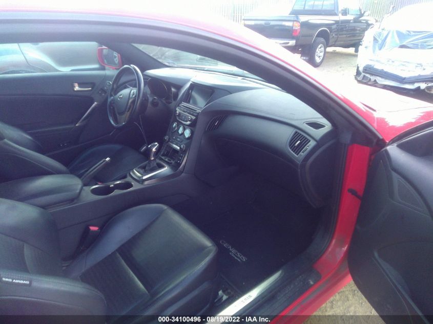 2013 HYUNDAI GENESIS COUPE 3.8 TRACK KMHHU6KJ9DU093708