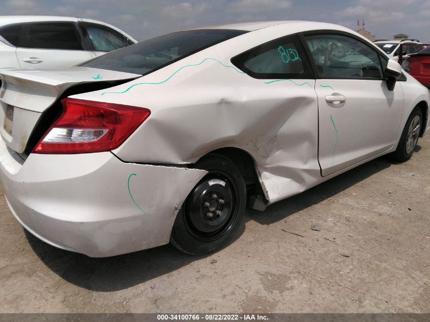 2013 HONDA CIVIC CPE LX 2HGFG3B53DH524858