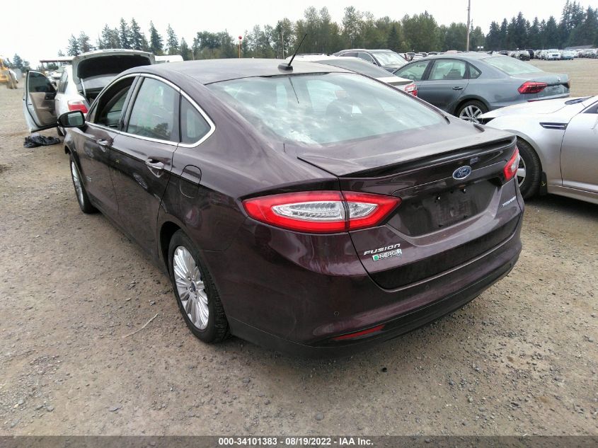 2013 FORD FUSION ENERGI TITANIUM 3FA6P0SUXDR365867