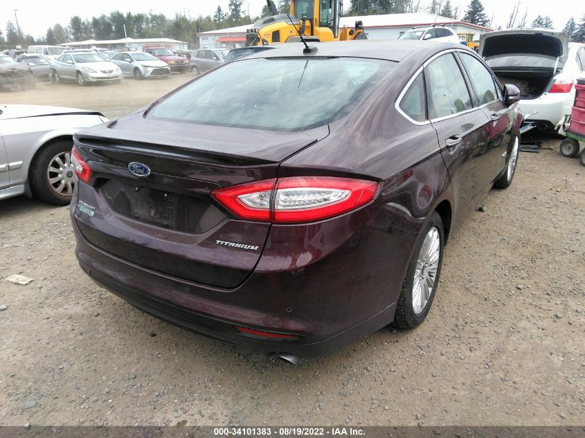 2013 FORD FUSION ENERGI TITANIUM 3FA6P0SUXDR365867