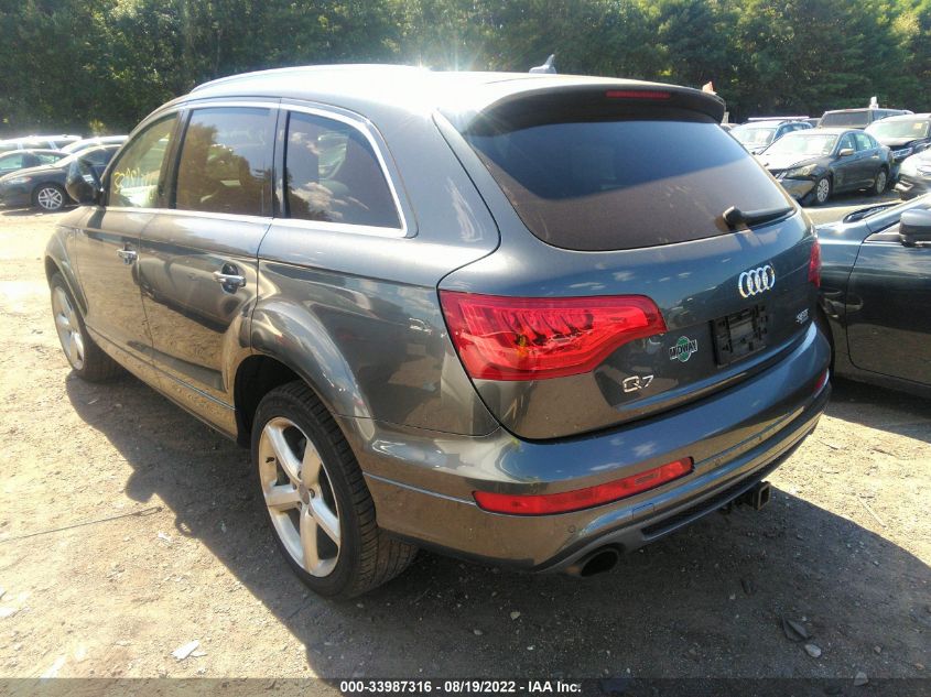 2015 AUDI Q7 3.0T S LINE PRESTIGE WA1DGAFE9FD007580