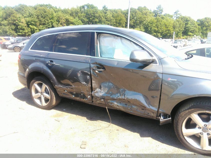 2015 AUDI Q7 3.0T S LINE PRESTIGE WA1DGAFE9FD007580