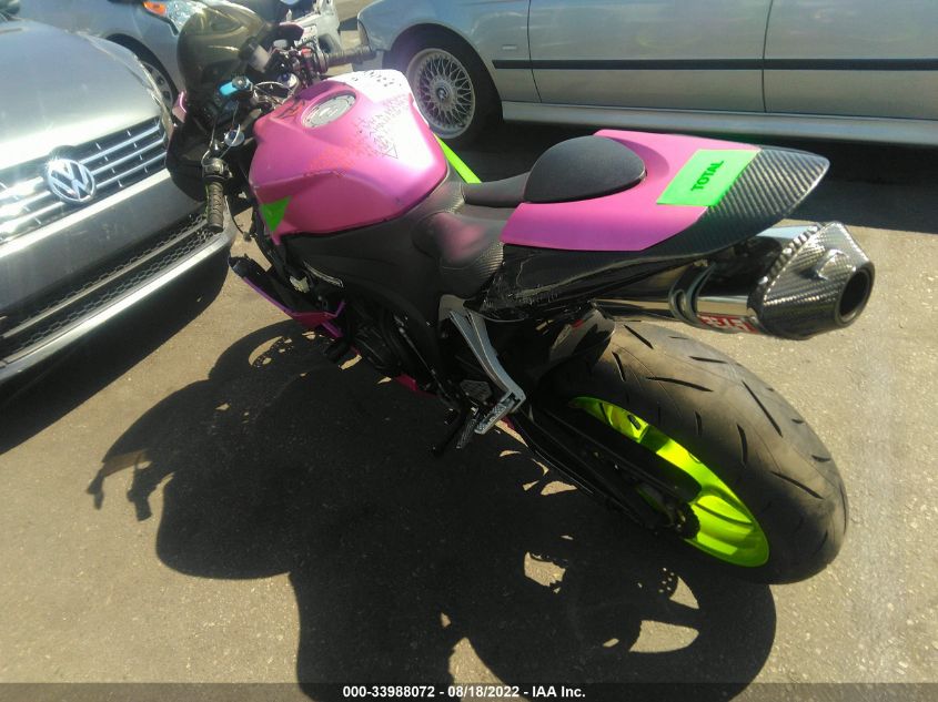 2007 HONDA CBR600 RR JH2PC40167M002433