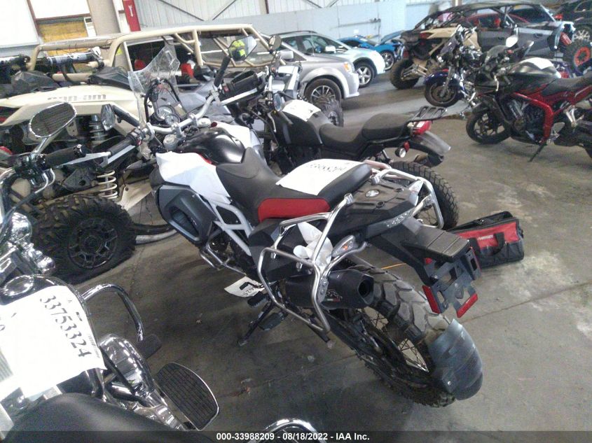 2017 BMW F800 GS ADVENTURE WB10B6506HZ663020