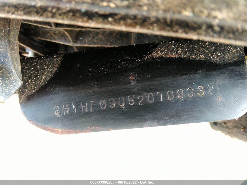 2002 HONDA CH80 3H1HF03052D700332