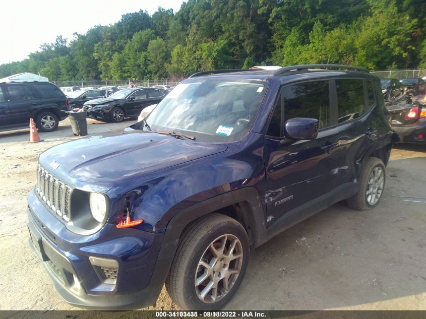 2020 JEEP RENEGADE LATITUDE ZACNJBBB8LPL28887