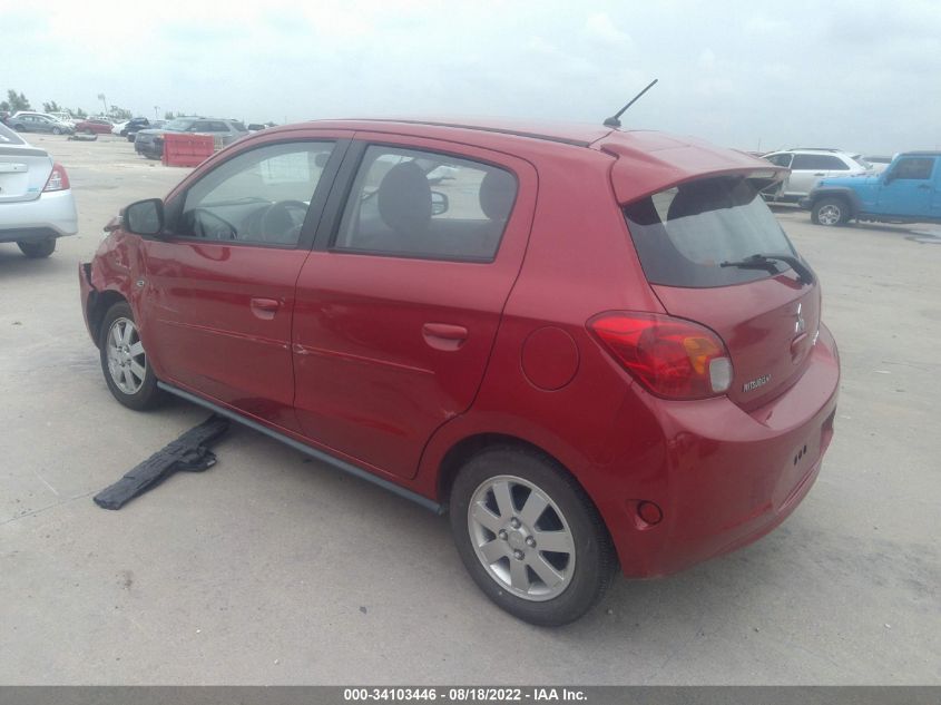 2015 MITSUBISHI MIRAGE ES/RF ML32A4HJ5FH060413