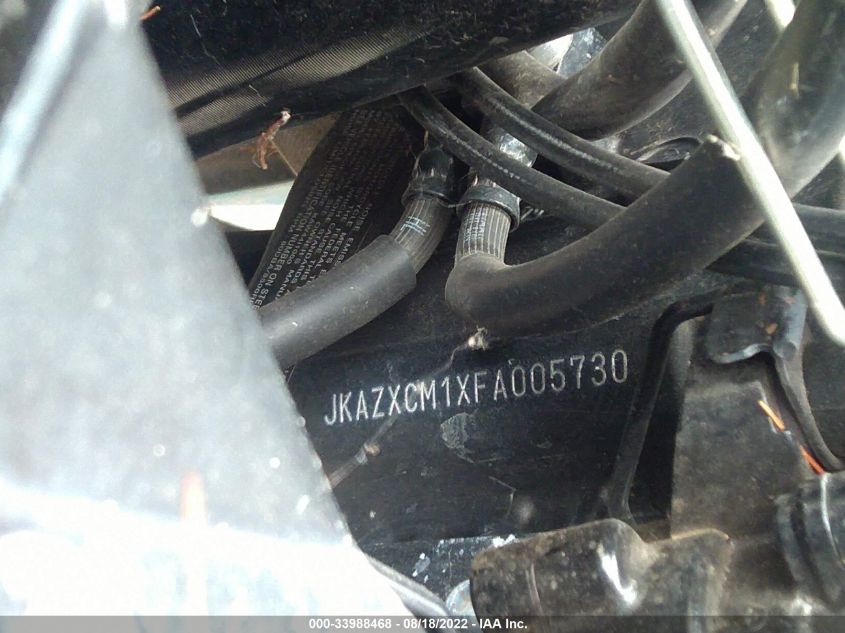 2015 KAWASAKI ZX1000 M JKAZXCM1XFA005730