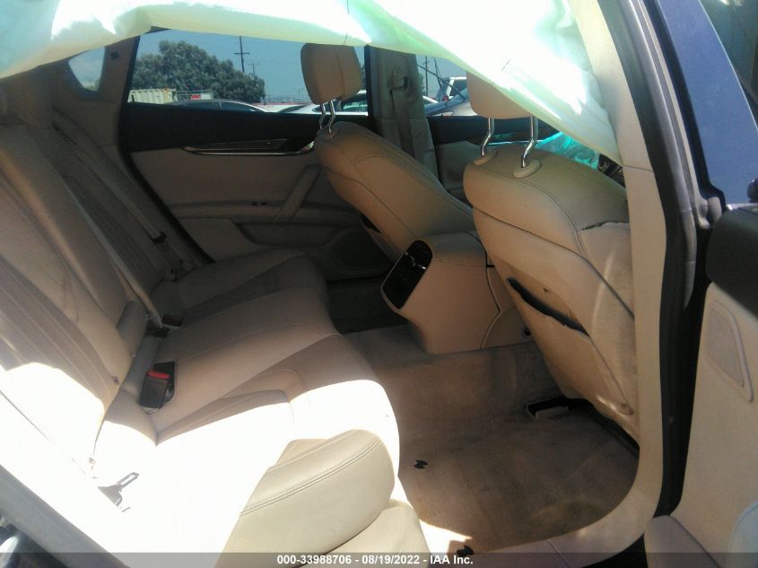 2014 MASERATI QUATTROPORTE S Q4 ZAM56RRA7E1113784