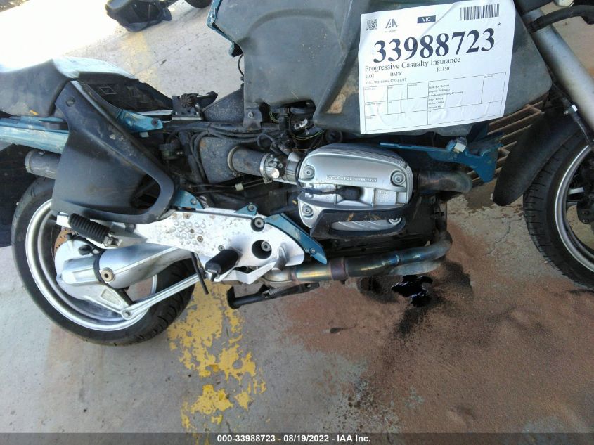 2002 BMW R1150 RT WB10499A52ZE87747