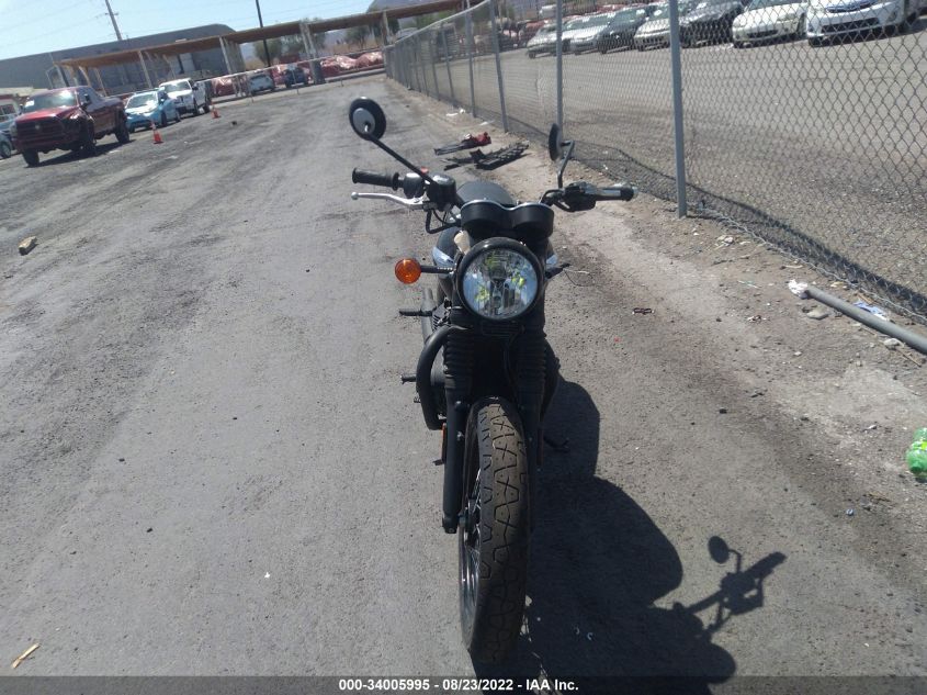 2020 TRIUMPH MOTORCYCLE BONNEVILLE T100 SMTD10GN8LT957481
