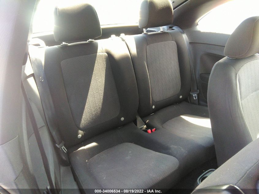 2013 VOLKSWAGEN BEETLE COUPE 2.5L 3VWFP7AT4DM671534