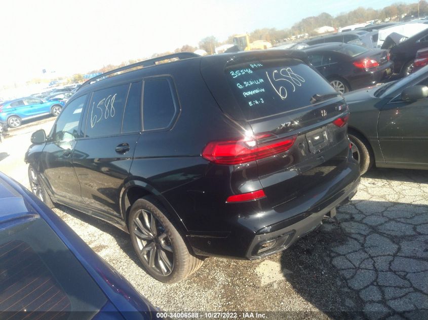 2022 BMW X7 M50I 5UXCX6C07N9M14336