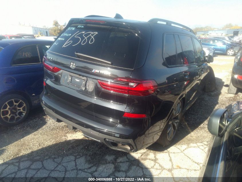 2022 BMW X7 M50I 5UXCX6C07N9M14336