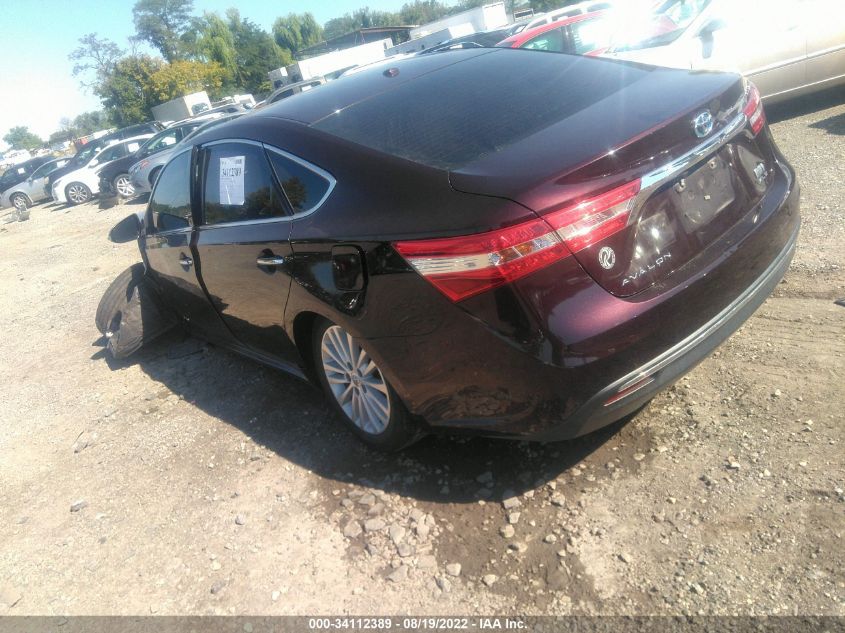 2013 TOYOTA AVALON HYBRID XLE PREMIUM 4T1BD1EBXDU005195