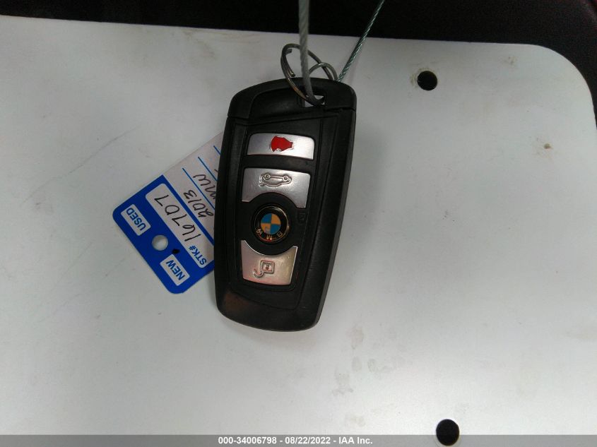 2013 BMW 5 SERIES 535I WBAFR7C57DC826491