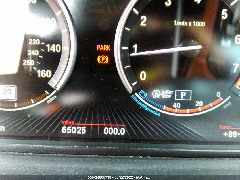 2013 BMW 5 SERIES 535I WBAFR7C57DC826491