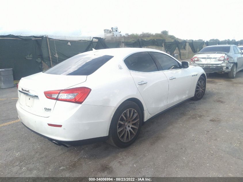 2014 MASERATI GHIBLI S Q4 ZAM57RTA5E1099633