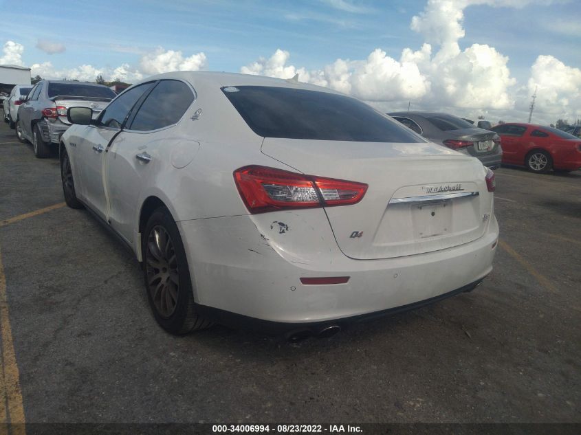 2014 MASERATI GHIBLI S Q4 ZAM57RTA5E1099633