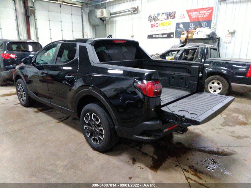 2022 HYUNDAI SANTA CRUZ SEL 5NTJBDAE4NH029285