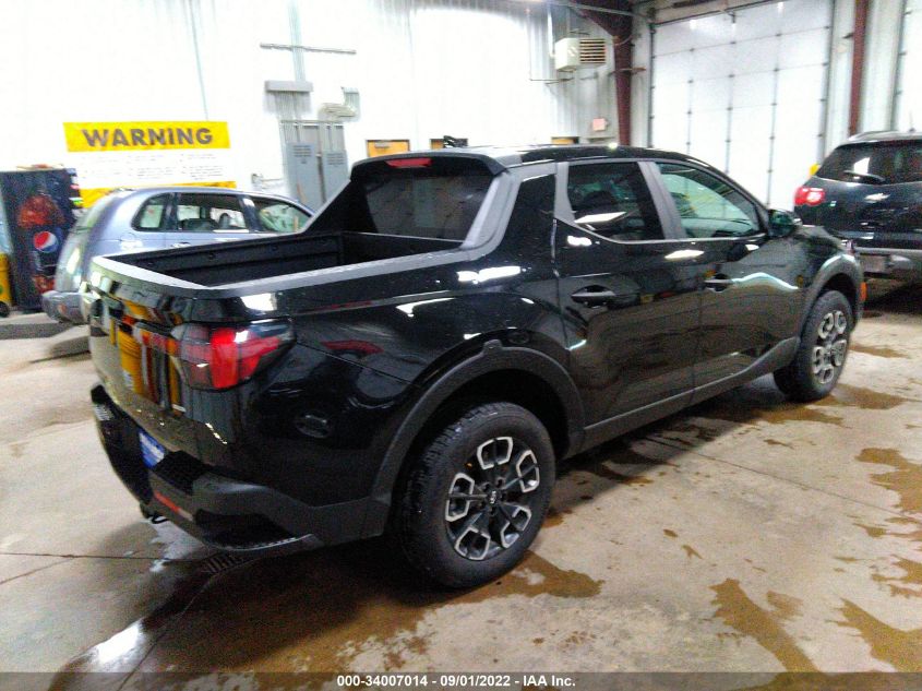 2022 HYUNDAI SANTA CRUZ SEL 5NTJBDAE4NH029285