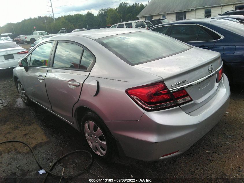 2015 HONDA CIVIC LX - 19XFB2F52FE267921