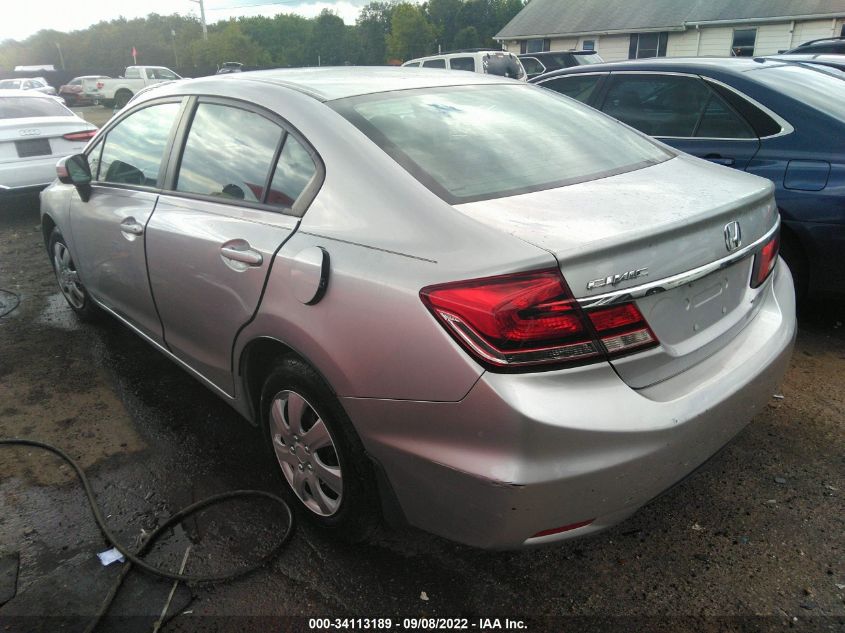 2015 HONDA CIVIC LX - 19XFB2F52FE267921