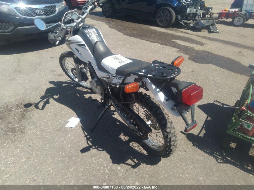 2008 YAMAHA XT250 JYADG19E28A003114