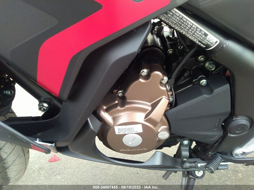 2021 HONDA CBR300 R MLHNC510XM5700350