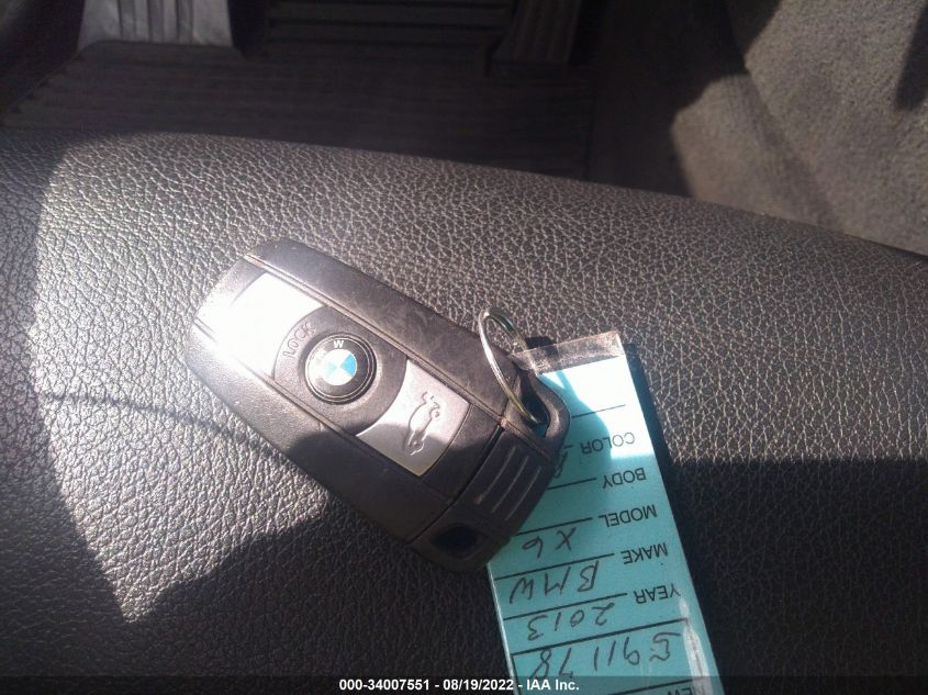 2013 BMW X6 XDRIVE50I 5UXFG8C53DL591178