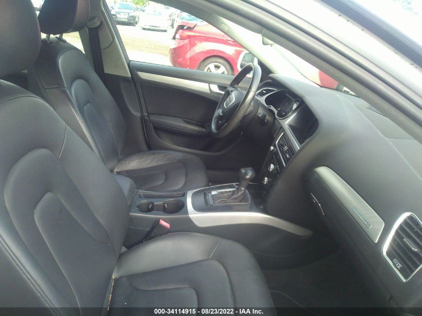 2013 AUDI A4 PREMIUM WAUBFAFL2DN024997