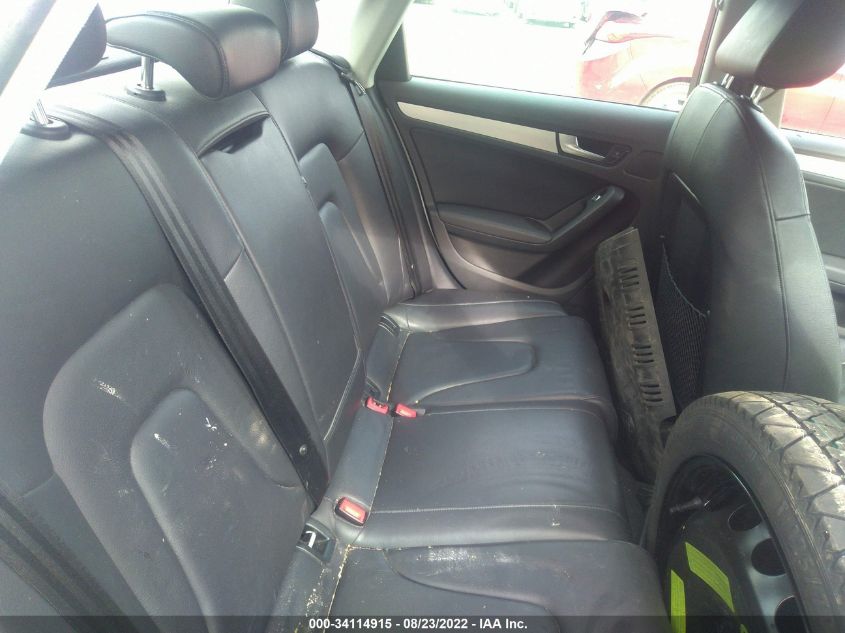 2013 AUDI A4 PREMIUM WAUBFAFL2DN024997