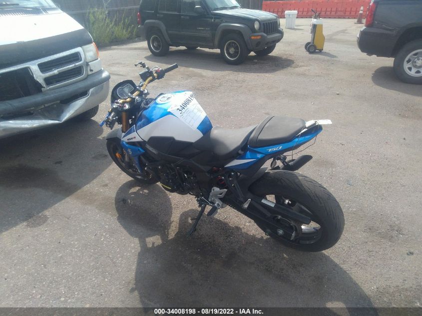 2015 SUZUKI GSX-S750 JS1GR7NA9F2100829