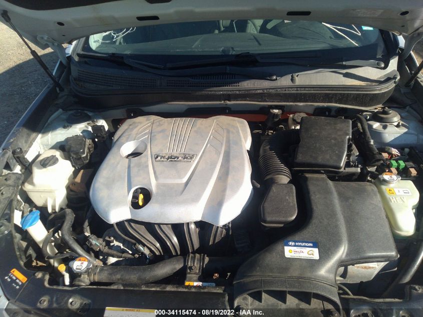2013 HYUNDAI SONATA HYBRID KMHEC4A40DA070969