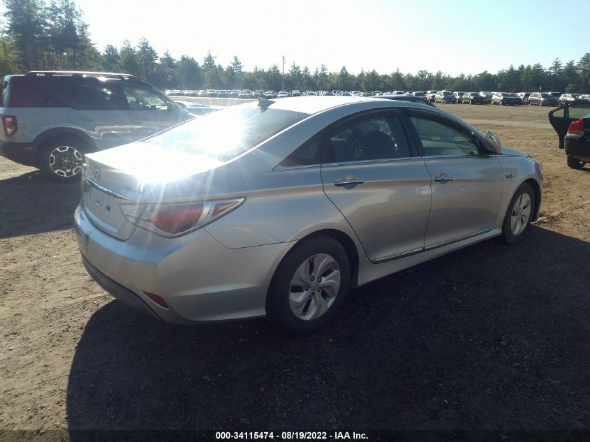 2013 HYUNDAI SONATA HYBRID KMHEC4A40DA070969