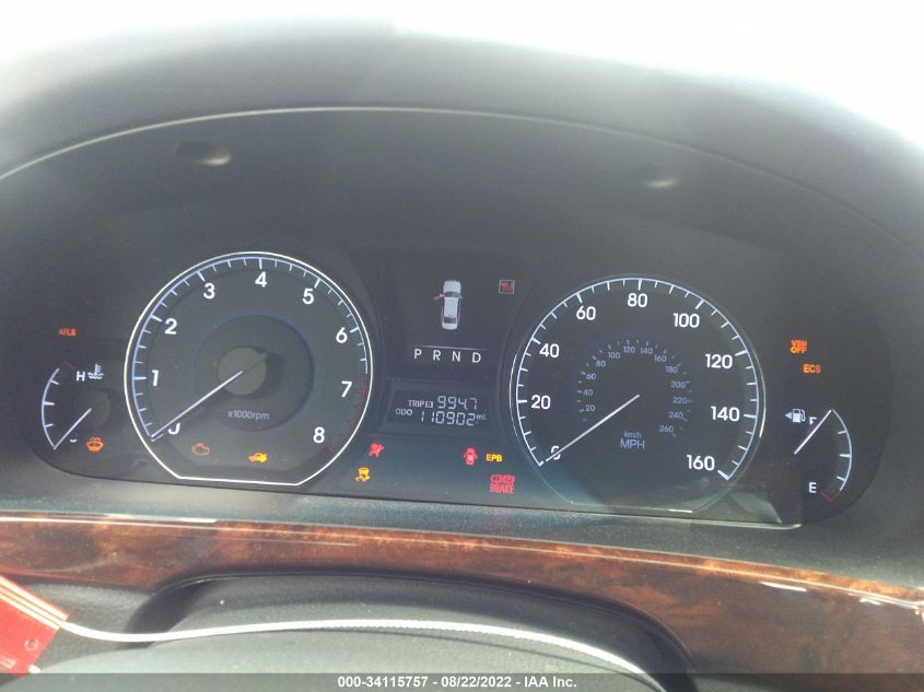 2013 HYUNDAI EQUUS SIGNATURE KMHGH4JH0DU063449