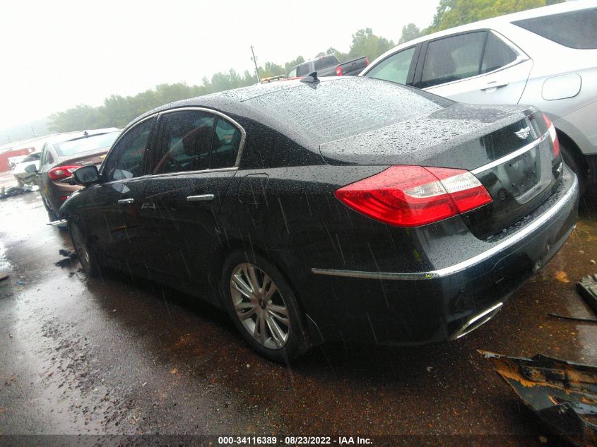 2013 HYUNDAI GENESIS 3.8L KMHGC4DD2DU255897