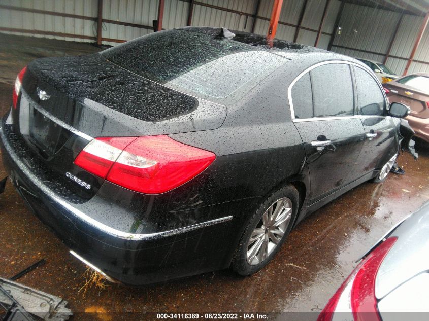 2013 HYUNDAI GENESIS 3.8L KMHGC4DD2DU255897