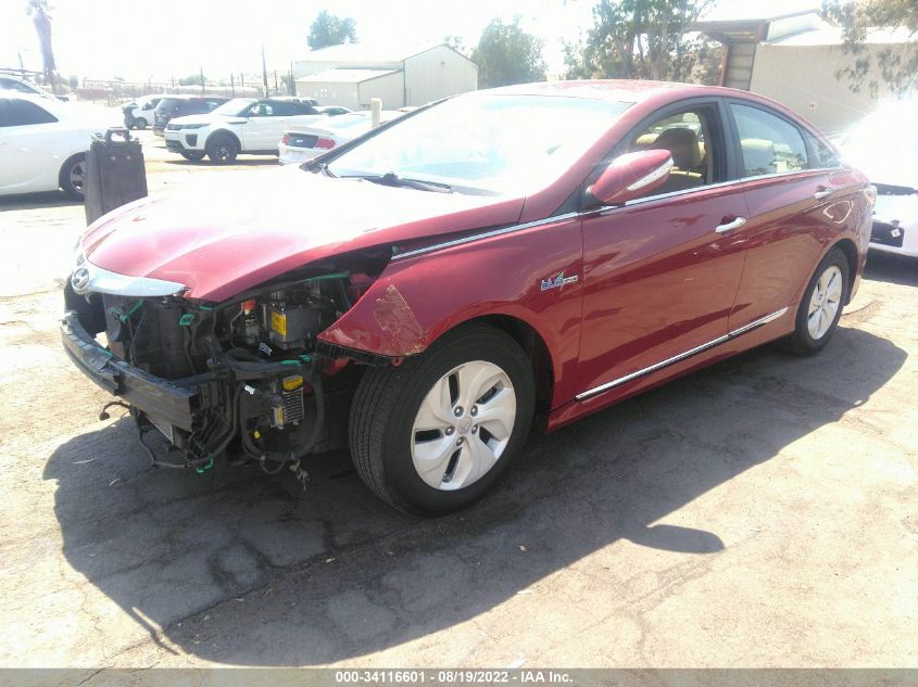 2013 HYUNDAI SONATA HYBRID KMHEC4A44DA065077