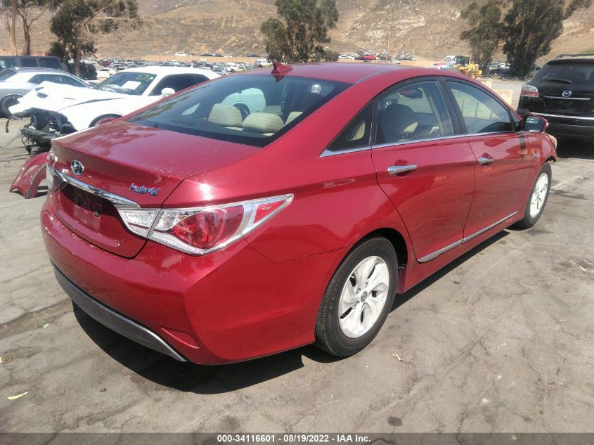 2013 HYUNDAI SONATA HYBRID KMHEC4A44DA065077