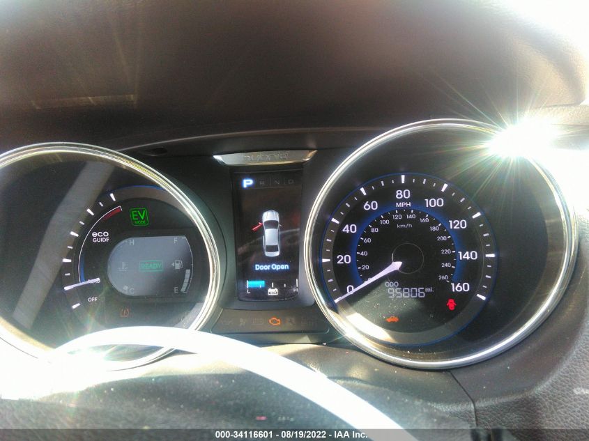 2013 HYUNDAI SONATA HYBRID KMHEC4A44DA065077