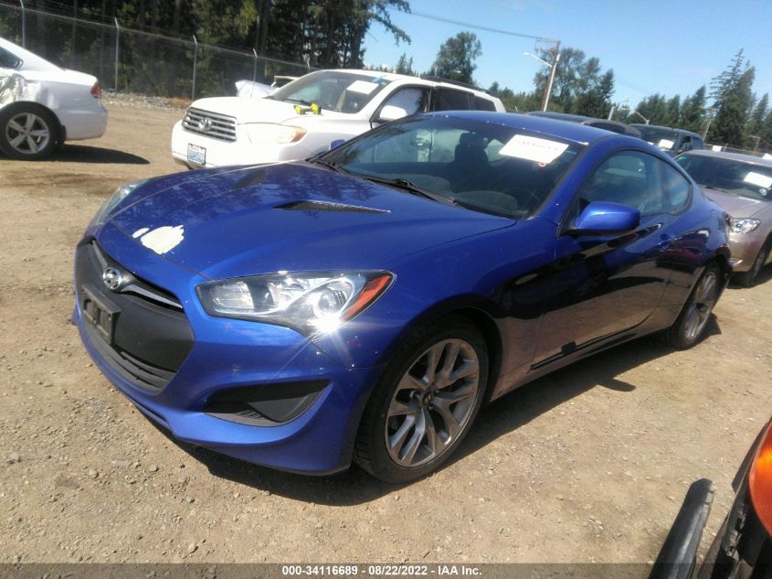 2013 HYUNDAI GENESIS COUPE 2.0T KMHHT6KD9DU095486