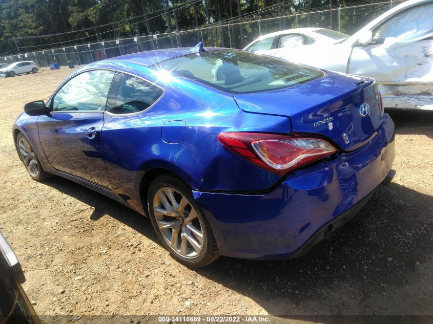 2013 HYUNDAI GENESIS COUPE 2.0T KMHHT6KD9DU095486