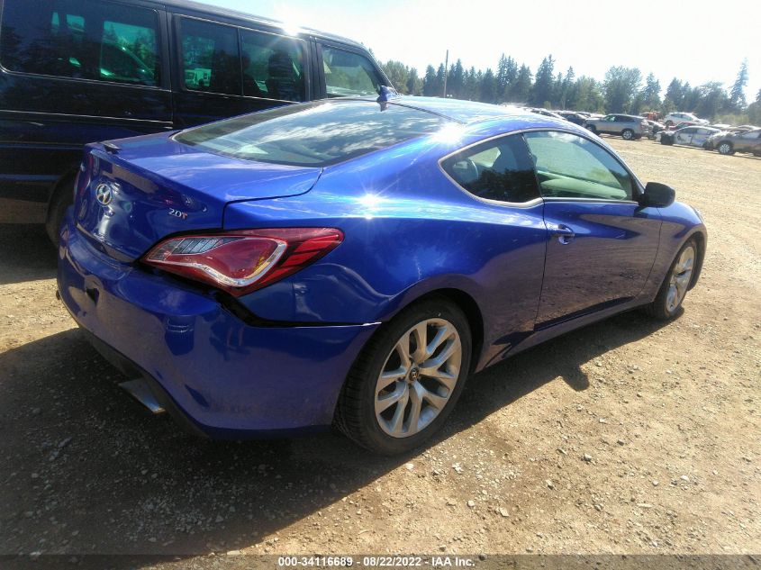 2013 HYUNDAI GENESIS COUPE 2.0T KMHHT6KD9DU095486